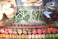 A GARDEN WEDDING RECEPTION